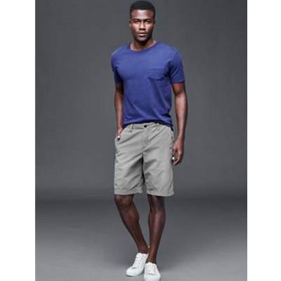 狂暑季！Gap多选纯色休闲直筒短裤178661-1
