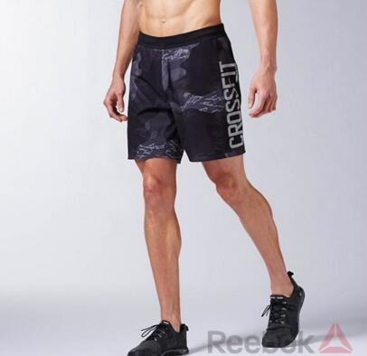 爽滑透气！Reebok 锐步 男式 梭织短裤 AI1507