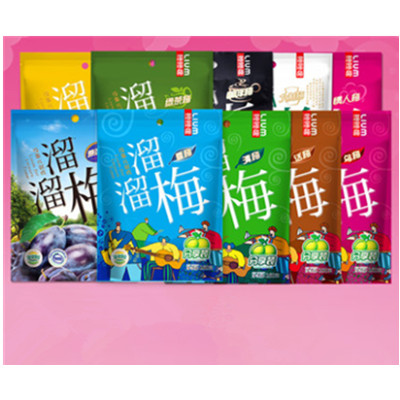 酸甜可口！溜溜梅多种口味4袋640g
