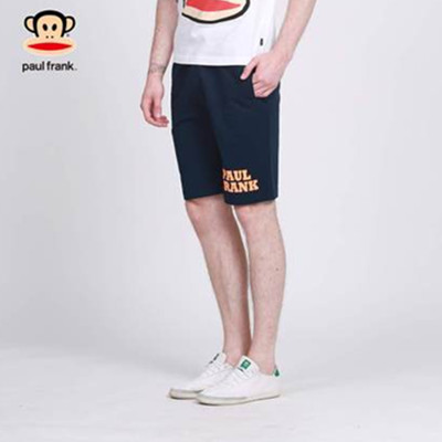 宽松休闲！Paul Frank大嘴猴男式简约短卫裤PFSP152141M