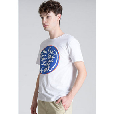 酷感十足！C＆A男式撞色徽章印花T恤CA200175806