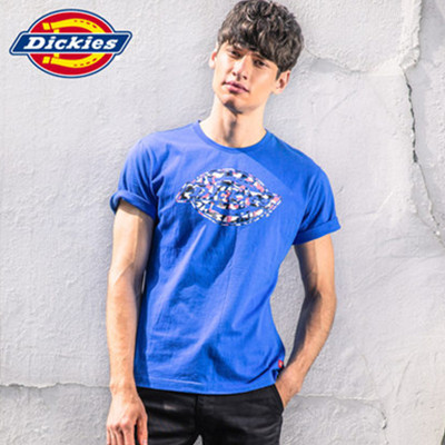 狂暑季！Dickies迷彩logo印花短袖T恤162M30EC22