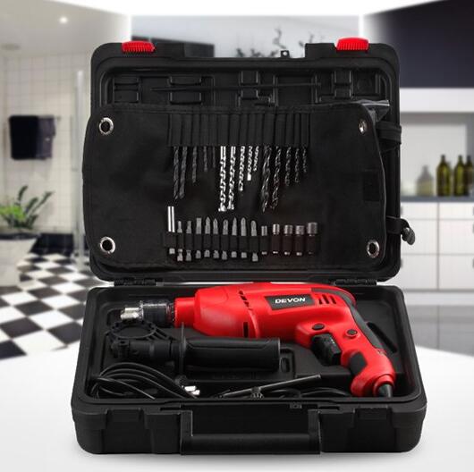 持平好价价！DEVON 大有 13mm 1515冲击钻30件套装