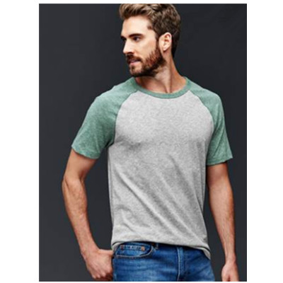 狂暑季！Gap活力拼色插肩混色短袖T恤324784