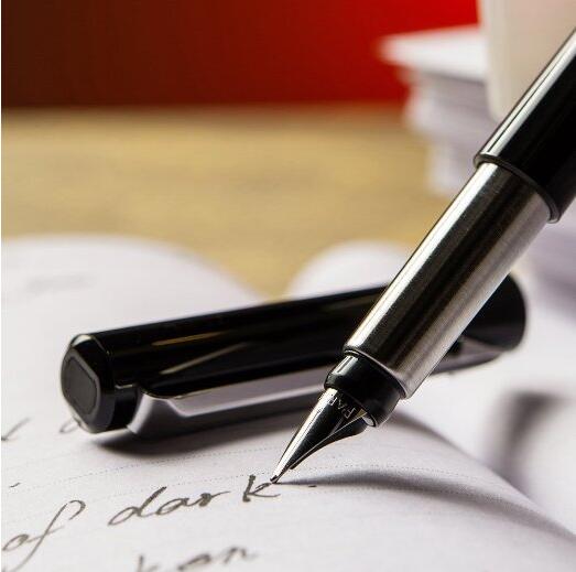 经典耐用！PARKER 派克 威雅胶杆黑色墨水笔(钢笔)