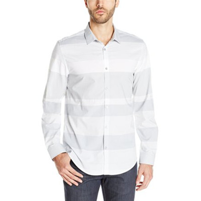 码全好价！Calvin Klein 男士长袖纯棉衬衫