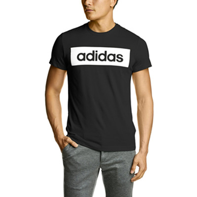 型男之选！adidas 阿迪达斯 ESSENTIALS 男式 短袖T恤