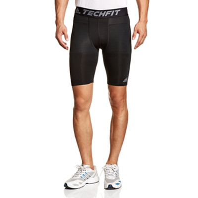 运动一夏！adidas 阿迪达斯 TECH-FIT 男士 紧身运动短裤
