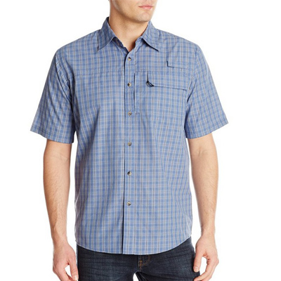 实惠！Wrangler威格Short-Sleeve Utility男士短衬衫