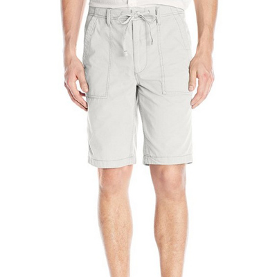 简约！Calvin Klein Faded Color Poplin男士休闲短裤