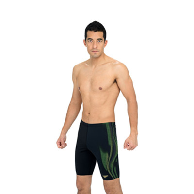 清凉一夏！Speedo 速比涛 男式 鲨鱼皮及膝泳裤 LZR 舒适性感