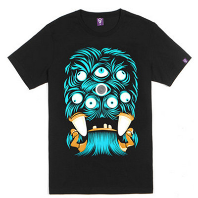 新潮时尚！THETHING蜘蛛趣味搞怪纯棉短袖T恤162013T131