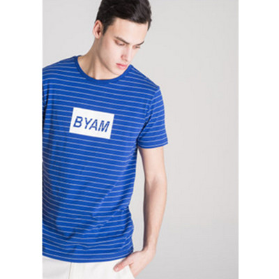 历史好价！C＆A男式印字航海条纹T恤CA200174585