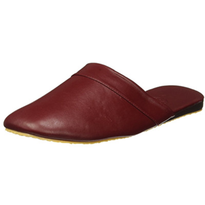 臻享生活！LOVO 罗莱出品 真皮拖鞋