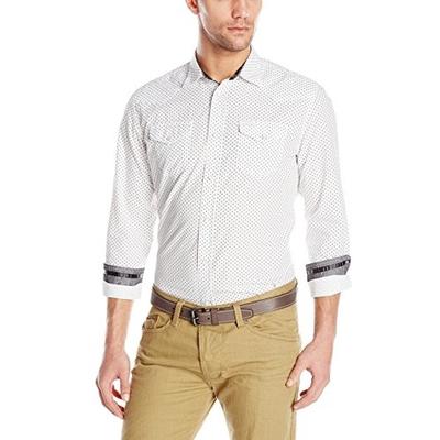 波点时尚！迪赛Diesel Sulfuris 男士纯棉长袖衬衫