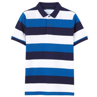 新低！佐丹奴男式撞色横间条纹短袖POLO衫01016224