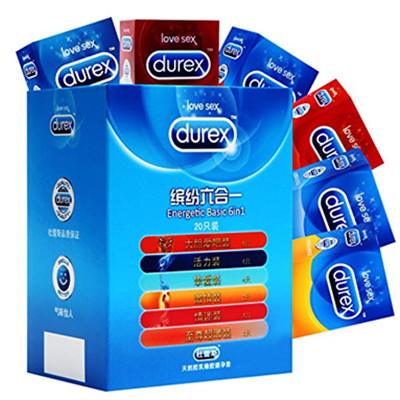 加强敏感！Durex杜蕾斯避孕套缤纷六合一20只装