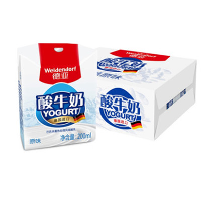 香醇细腻！德国进口德亚常温酸奶200ml*15盒