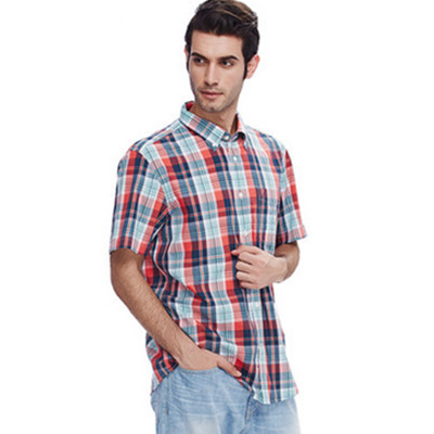 休闲百搭！NAUTICA诺帝卡男子EWX短袖衬衫W52129S