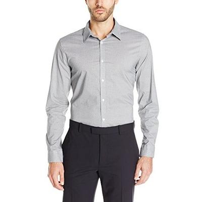 商务风！Calvin Klein Geo Spiral 男士修身款衬衫