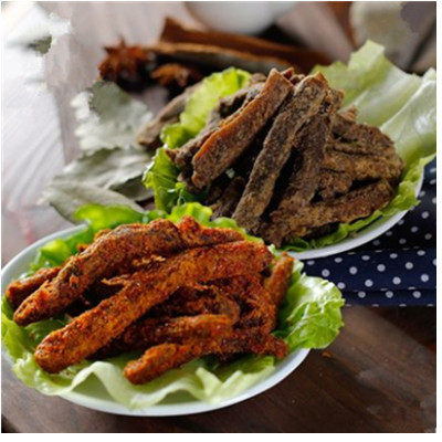 香辣好吃！老四川五香香辣牛肉干250g*2袋