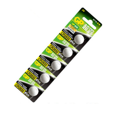 日常实用！超霸CR2032纽扣电池5粒装