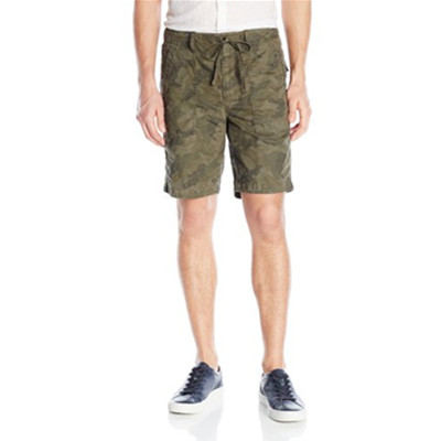 补货码全！Calvin Klein Jeans Camo 男士休闲迷彩短裤