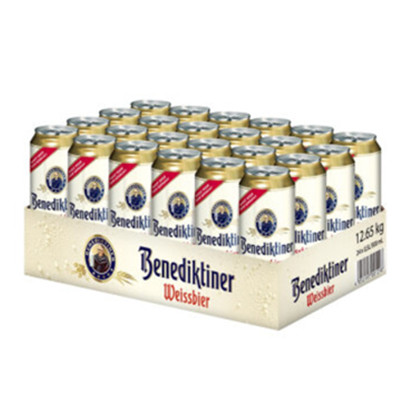 客户端好价！百帝王 小麦啤酒 500ml*24听