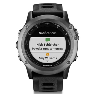 蓝宝石镜面！Garmin佳明Fenix 3户外运动表（国行英文）