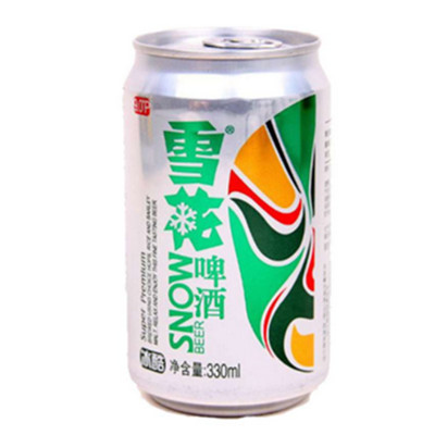 麦香浓郁！雪花啤酒冰酷拉罐330ml*24罐/箱