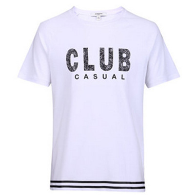 字母印花！马克华菲休闲时尚短袖T恤7162217032