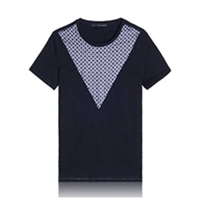 季末清仓！all in夏装新品黑色男士T恤T1815