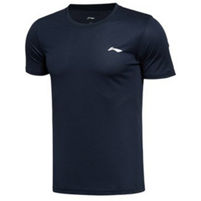 吸汗透气！李宁2016新款男子跑步短袖运动T恤ATSL053