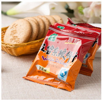 粗粮精制！中膳堂无蔗糖粗粮饼干整箱2.25kg