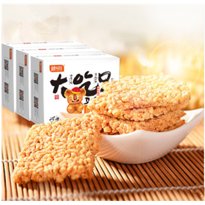 酥脆味美！粮悦大吃兄糕点糯米锅巴400gX3盒