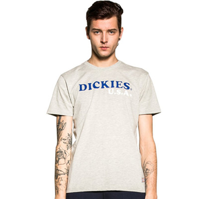 字母印花！Dickies男式短袖T恤162M30WD19