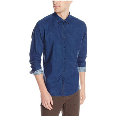 帅气有型！Calvin Klein Jeans Crosshatch男牛仔衬衫