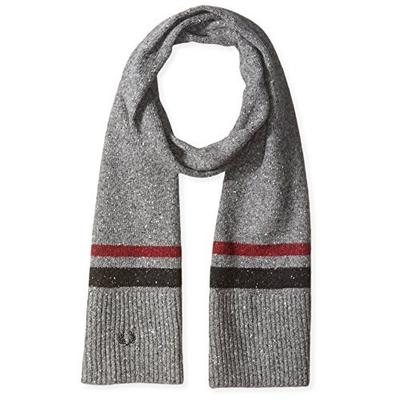 反季神价！Fred Perry Tipped Scarf 男士羊毛混纺围巾