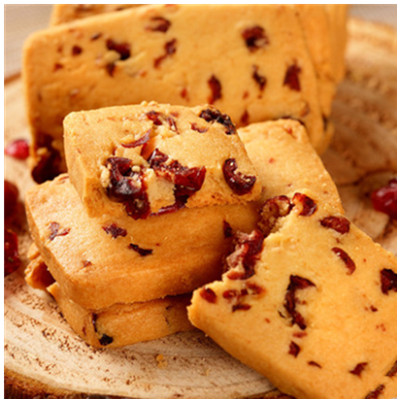 酥松香浓！卜珂蔓越莓黄油曲奇饼干800g