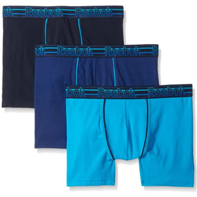 超值白菜！Reebok 锐步 男士平角裤 3条装