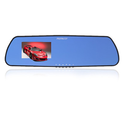 安全行车！PAPAGO趴趴狗后视镜行车记录仪M66