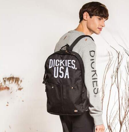 新低！Dickies 中性 时尚双肩背包 153U90EC21RD00 红色