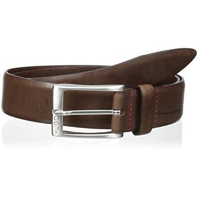 顶级！HUGO Hugo Boss C-Eberio 男士100%牛皮皮带