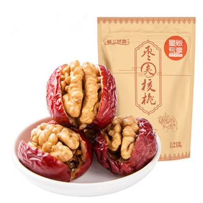 历史新低！楼兰丝路红枣夹核桃218g