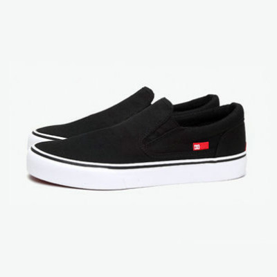 好价舒适！DC TRASE SLIP-ON T 脚蹬帆布滑板鞋