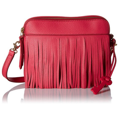 时尚别致！Fossil 化石 Sydney Fringe 流苏斜挎包