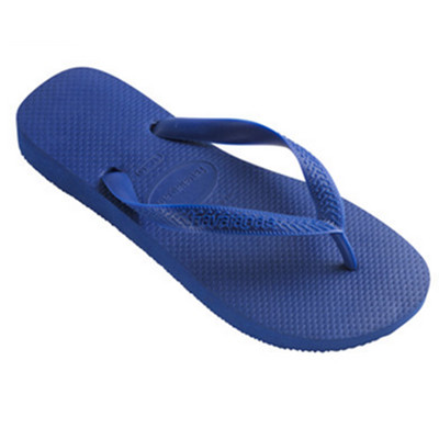 巴西制造！havaianas男女防滑平底人字拖（海军蓝）