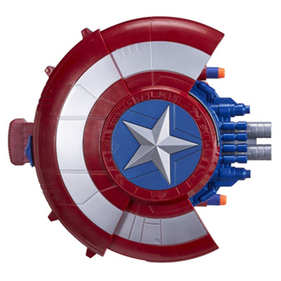 镇店之宝！Hasbro孩之宝美国队长隐藏式发射盾牌B5781