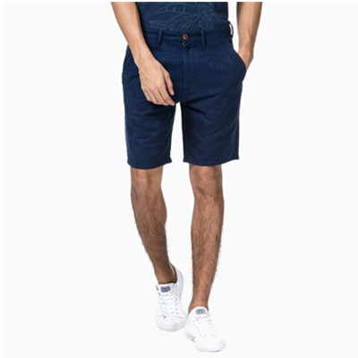 夏季单品！Levi's李维斯春夏季男士蓝色提花纯棉休闲短裤21181-0021
