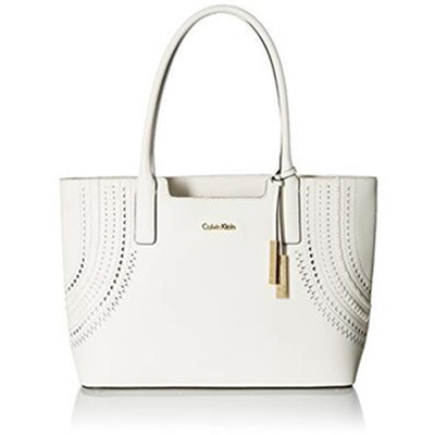 简约大气！Calvin Klein 卡尔文克莱恩 Saffiano女士托特包